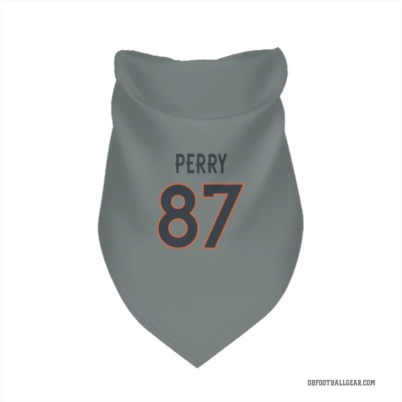 A.T. Perry  Gray Denver Broncos  Cat & Dog Pet Bandana