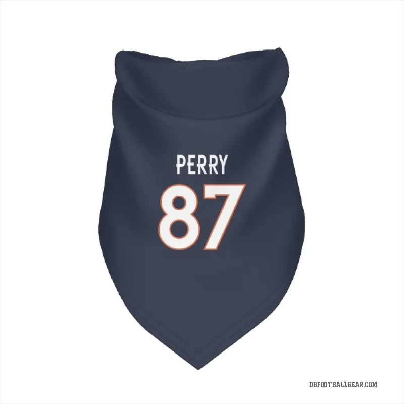 A.T. Perry  Navy Denver Broncos  Cat & Dog Pet Bandana