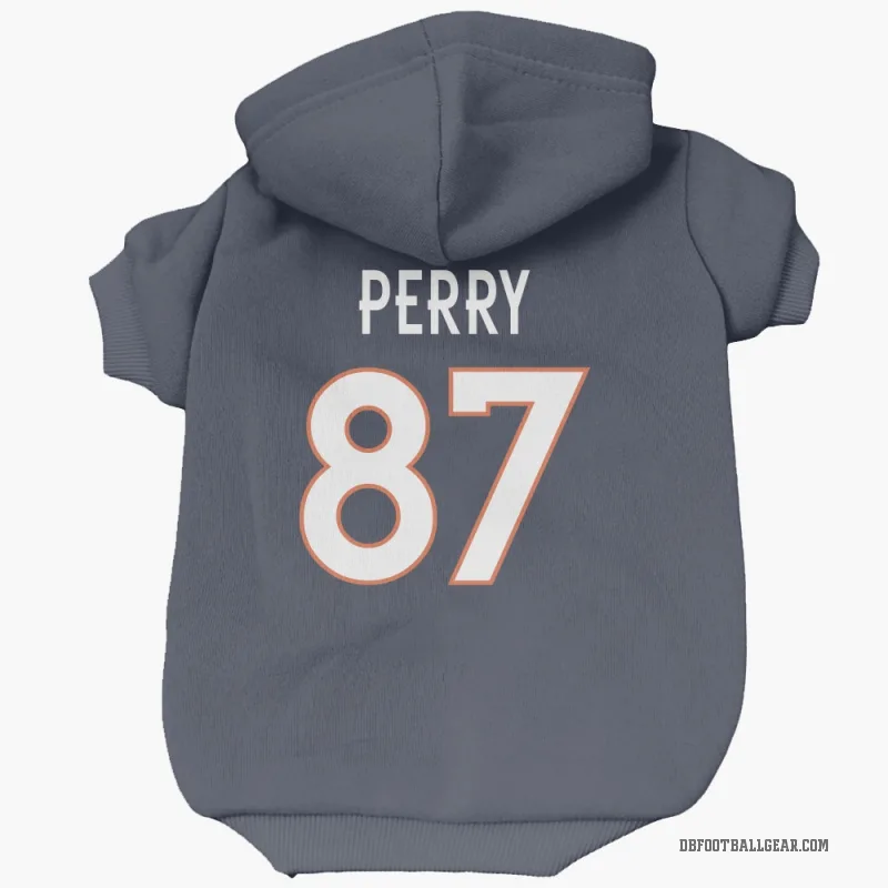 A.T. Perry  Navy Denver Broncos  Cat & Dog Pet Hoodie
