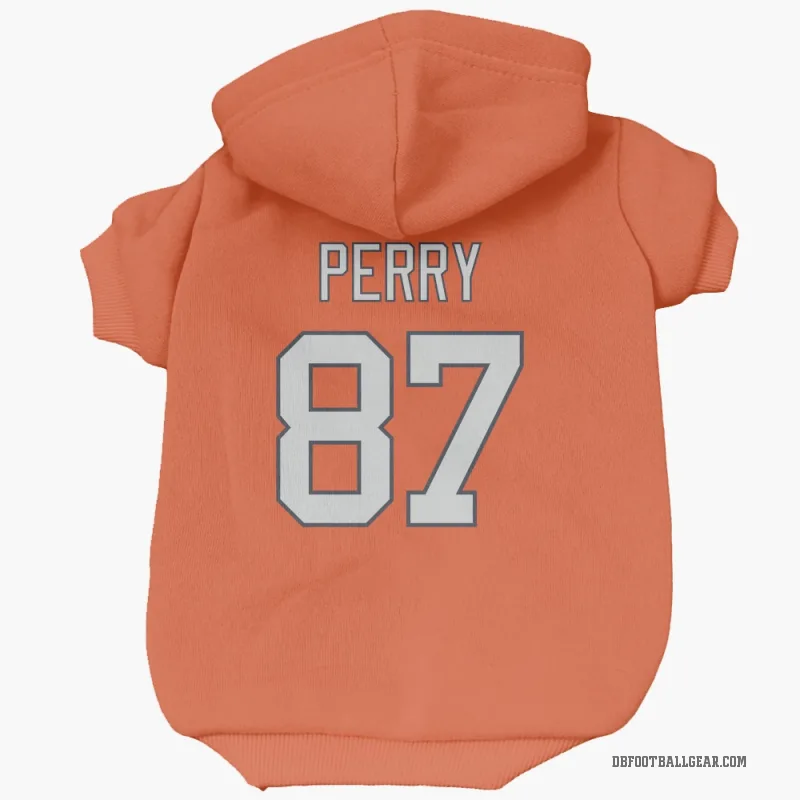 A.T. Perry  Orange Denver Broncos  Cat & Dog Pet Hoodie