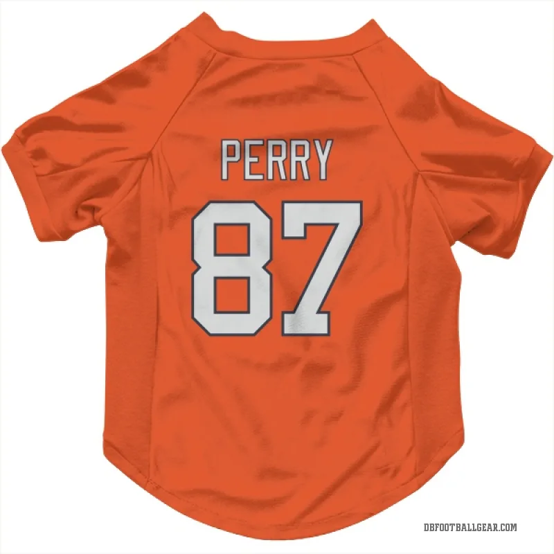 A.T. Perry  Orange Denver Broncos  Cat & Dog Pet Jersey