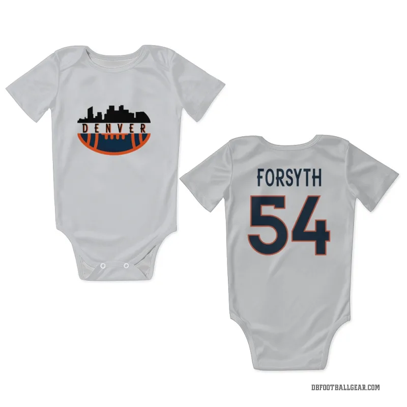 Alex Forsyth  White Denver Broncos  Newborn & Infant Bodysuit
