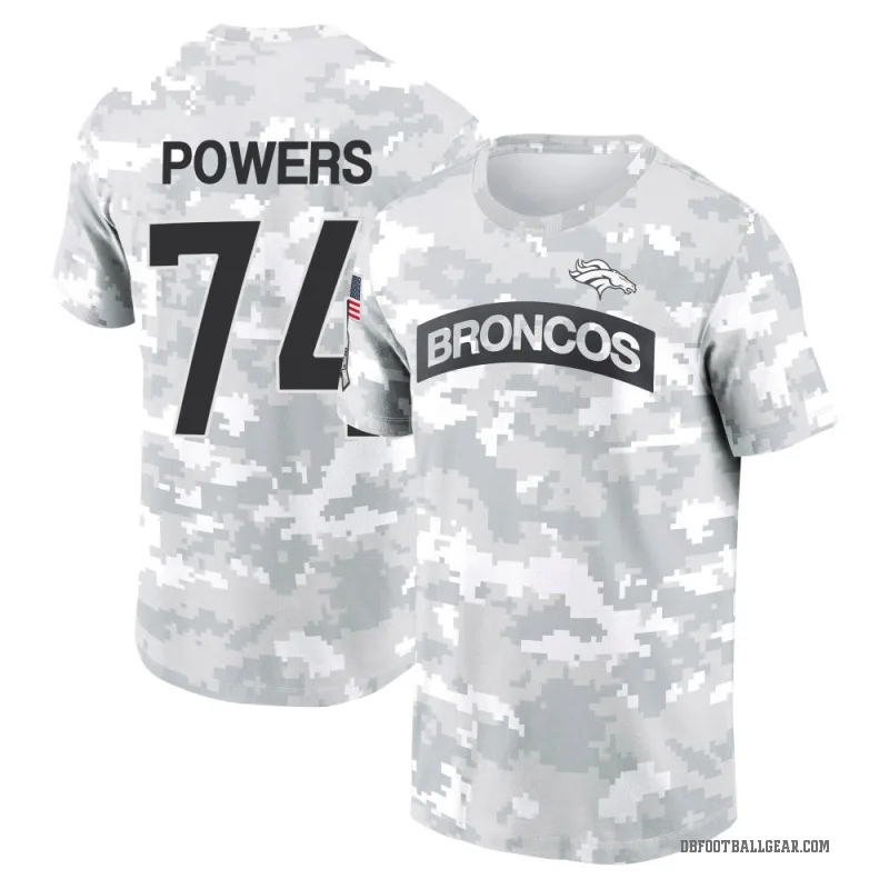 Ben Powers Youth Camo Denver Broncos Arctic 2024 Salute to Service Performance T-Shirt