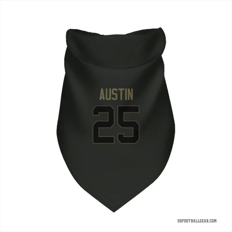 Brent Austin  Black Denver Broncos  Service Cat & Dog Pet Bandana