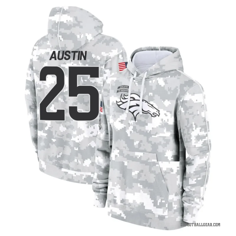 Brent Austin Men's Camo Denver Broncos Arctic 2024 Salute to Service Club Fleece Pullover Hoodie