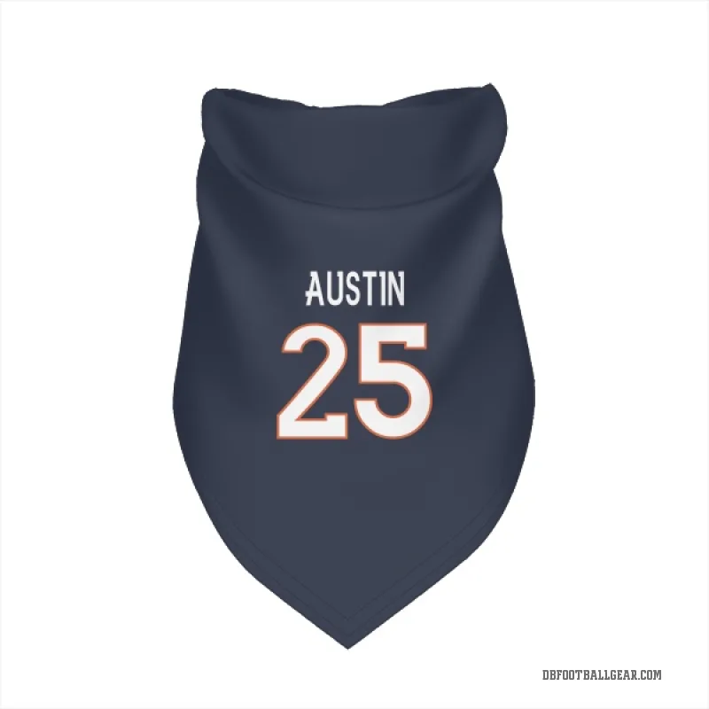 Brent Austin  Navy Denver Broncos  Cat & Dog Pet Bandana
