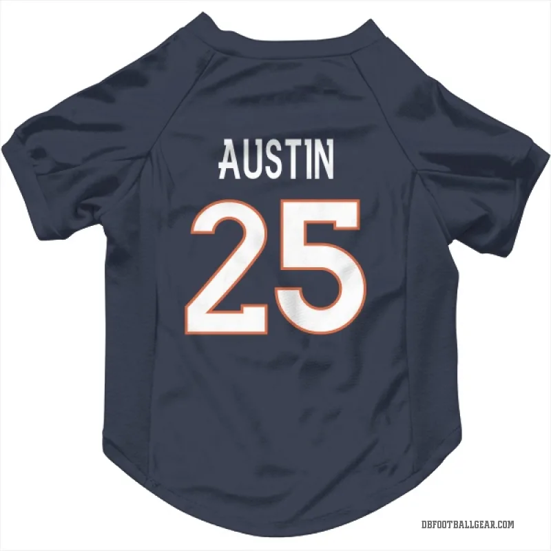Brent Austin  Navy Denver Broncos  Cat & Dog Pet Jersey