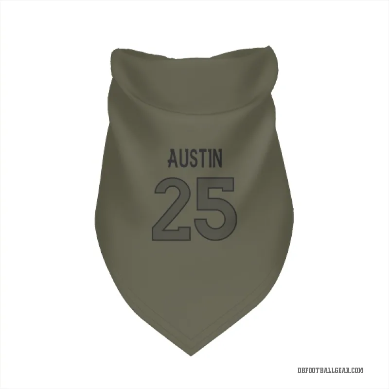 Brent Austin  Olive Denver Broncos  Cat & Dog Pet Bandana