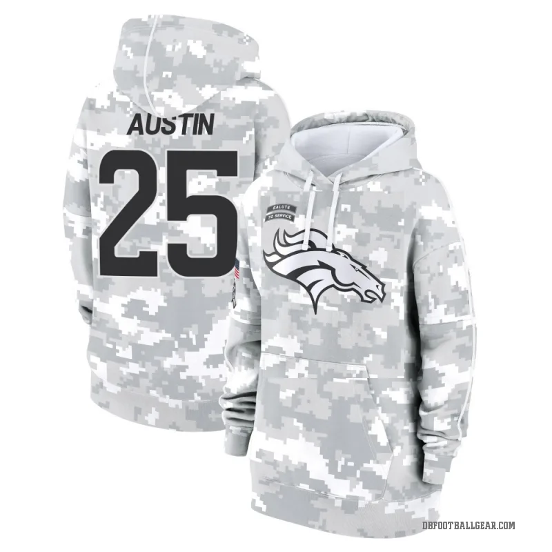 Brent Austin Women's Camo Denver Broncos Arctic 2024 Salute to Service Club Fleece Pullover Hoodie