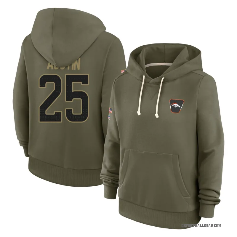 Brent Austin Women's Olive Denver Broncos 2025 Salute to Service Hoodie