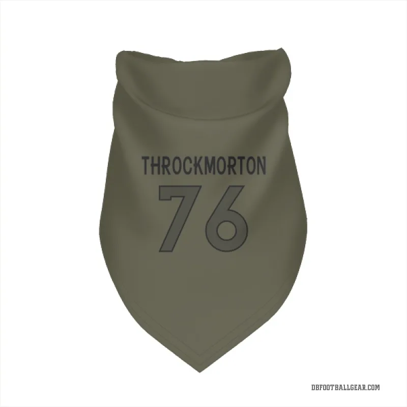 Calvin Throckmorton  Olive Denver Broncos  Cat & Dog Pet Bandana