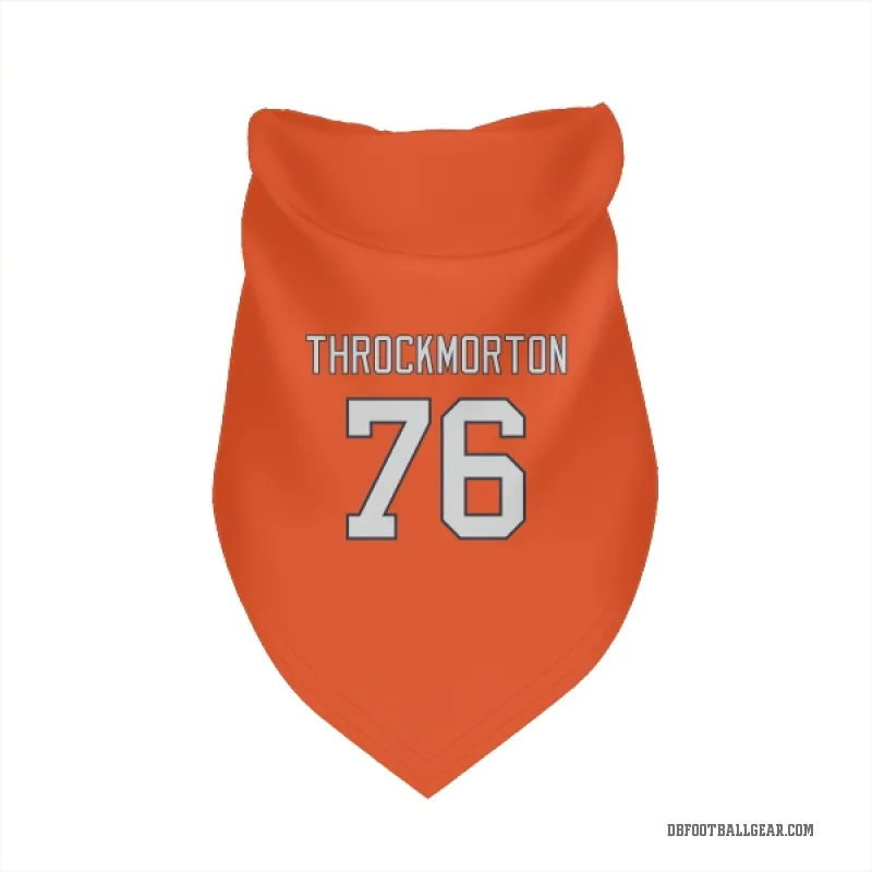 Calvin Throckmorton  Orange Denver Broncos  Cat & Dog Pet Bandana