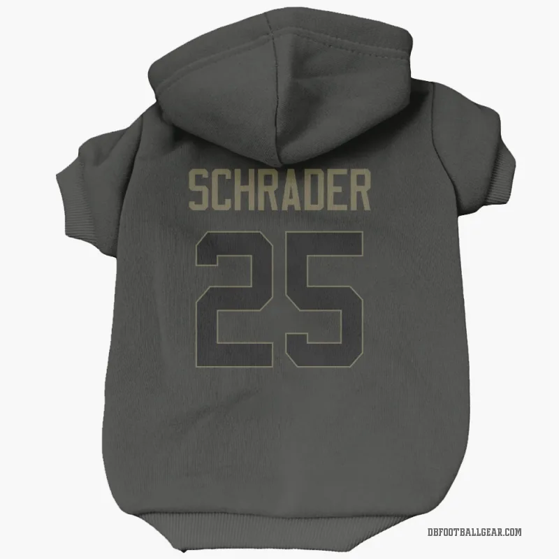 Cody Schrader  Black Denver Broncos  Service Cat & Dog Pet Hoodie