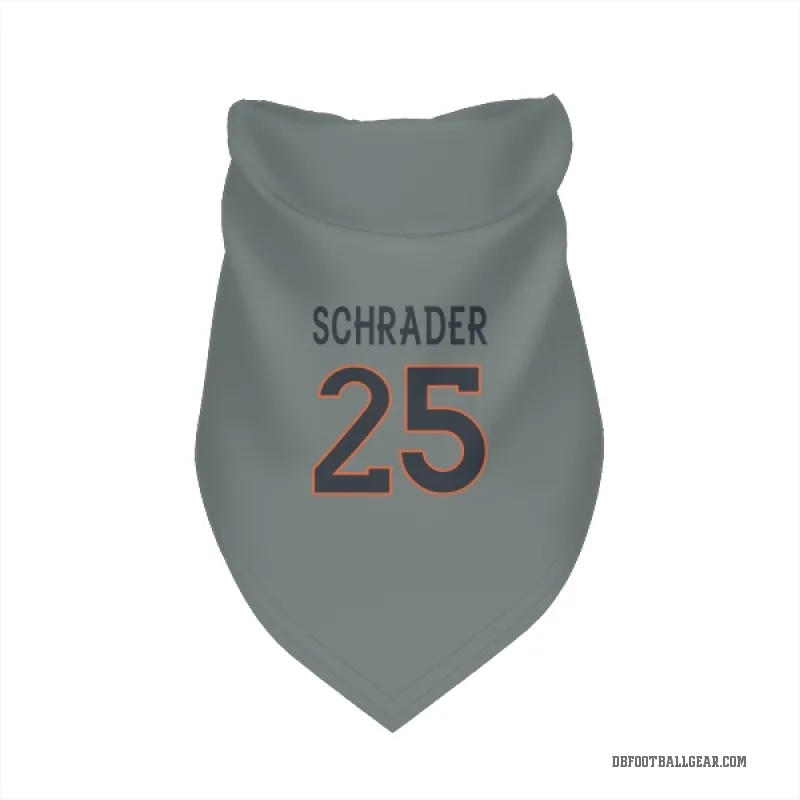 Cody Schrader  Gray Denver Broncos  Cat & Dog Pet Bandana
