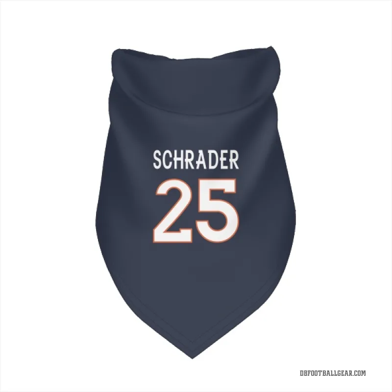Cody Schrader  Navy Denver Broncos  Cat & Dog Pet Bandana