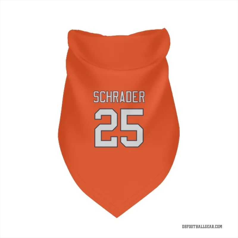 Cody Schrader  Orange Denver Broncos  Cat & Dog Pet Bandana