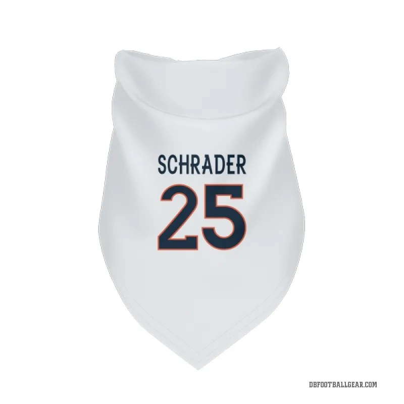 Cody Schrader  White Denver Broncos  Cat & Dog Pet Bandana
