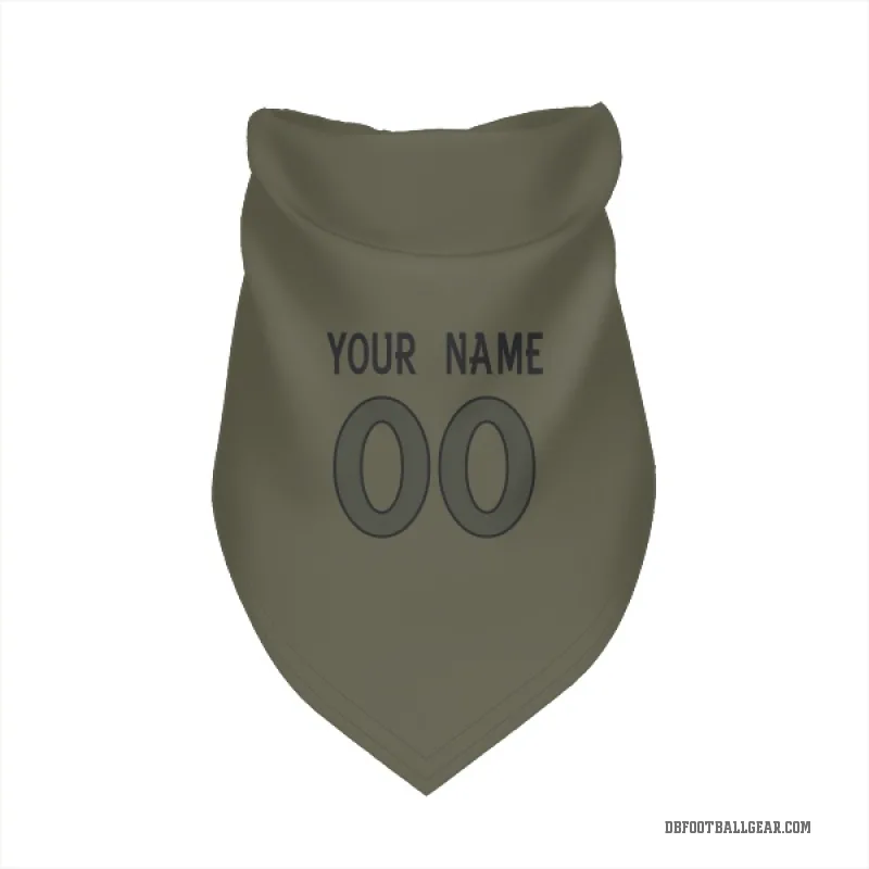 Custom  Olive Denver Broncos   Cat & Dog Pet Bandana