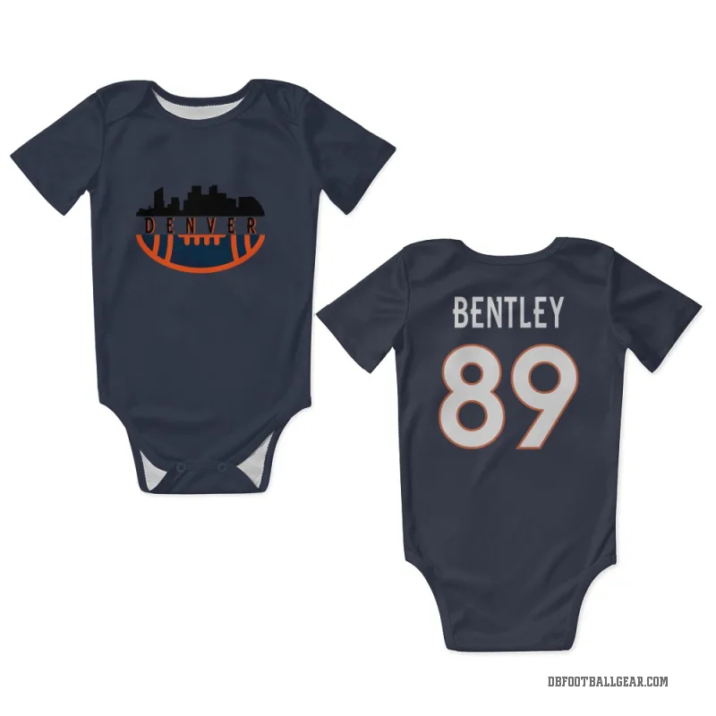 Dallen Bentley  Navy Denver Broncos  Newborn & Infant Bodysuit