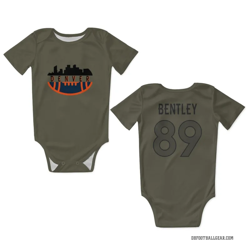 Dallen Bentley  Olive Denver Broncos  Newborn & Infant Bodysuit