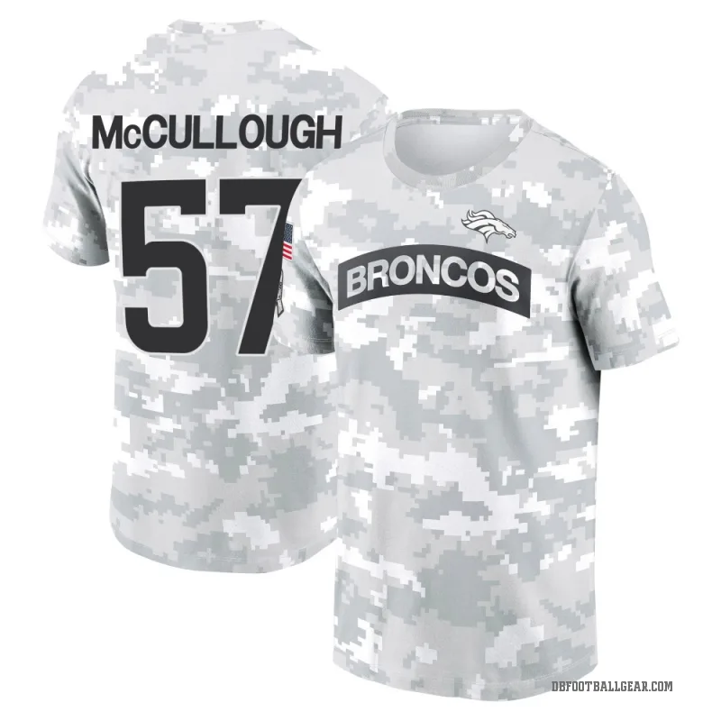 Dasan McCullough Men's Camo Denver Broncos Arctic 2024 Salute to Service Performance T-Shirt