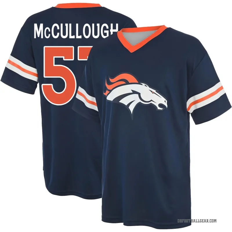 Dasan McCullough Youth Navy Denver Broncos Game Day V-Neck T-Shirt
