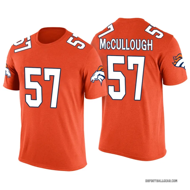 Dasan McCullough Youth Orange Denver Broncos Color Rush T-Shirt