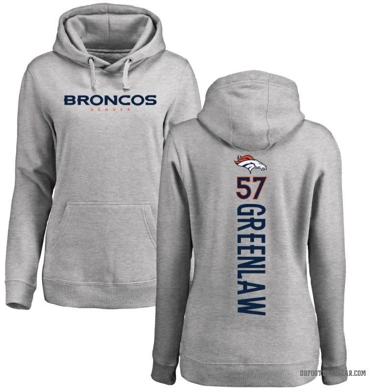Dre Greenlaw Women's Green Denver Broncos Pro Line Ash Backer Pullover Hoodie