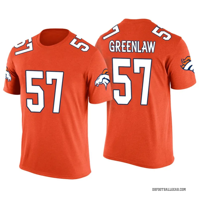 Dre Greenlaw Youth Orange Denver Broncos Color Rush T-Shirt