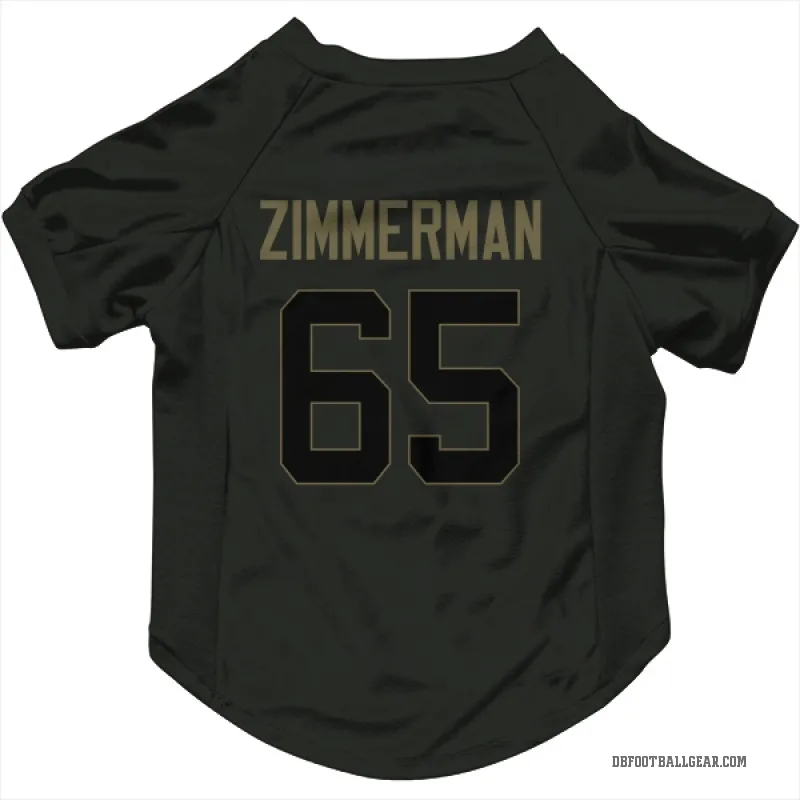 Gary Zimmerman  Black Denver Broncos  Service Cat & Dog Pet Jersey