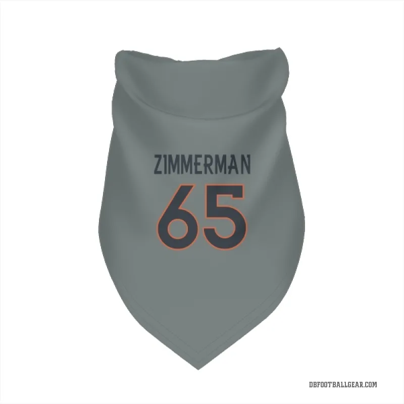 Gary Zimmerman  Gray Denver Broncos  Cat & Dog Pet Bandana