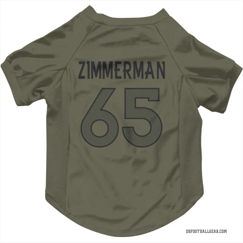 Gary Zimmerman  Olive Denver Broncos  Cat & Dog Pet Jersey