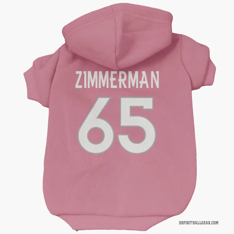 Gary Zimmerman  Pink Denver Broncos  Cat & Dog Pet Hoodie