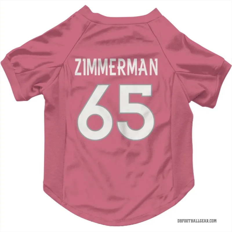 Gary Zimmerman  Pink Denver Broncos  Cat & Dog Pet Jersey