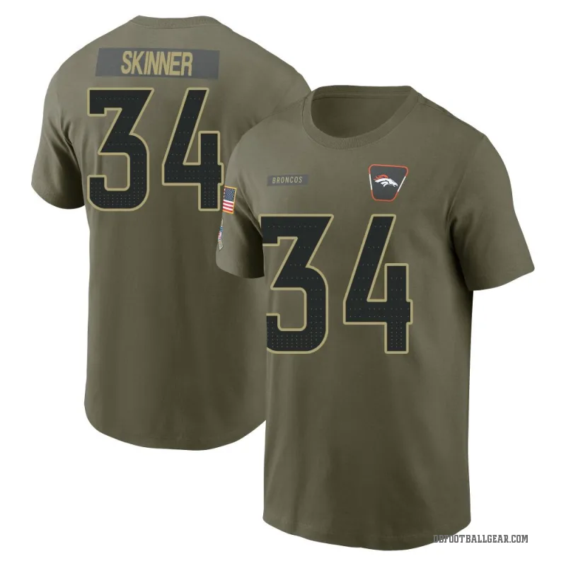 JL Skinner Men's Olive Denver Broncos 2025 Salute to Service T-Shirt