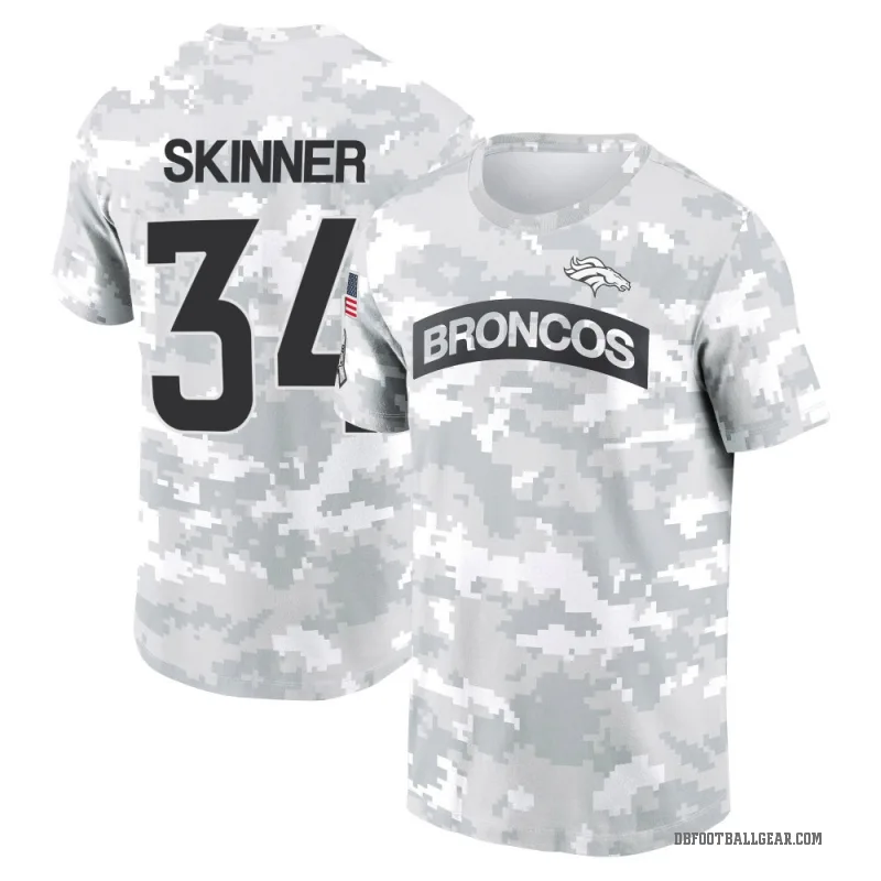 JL Skinner Youth Camo Denver Broncos Arctic 2024 Salute to Service Performance T-Shirt