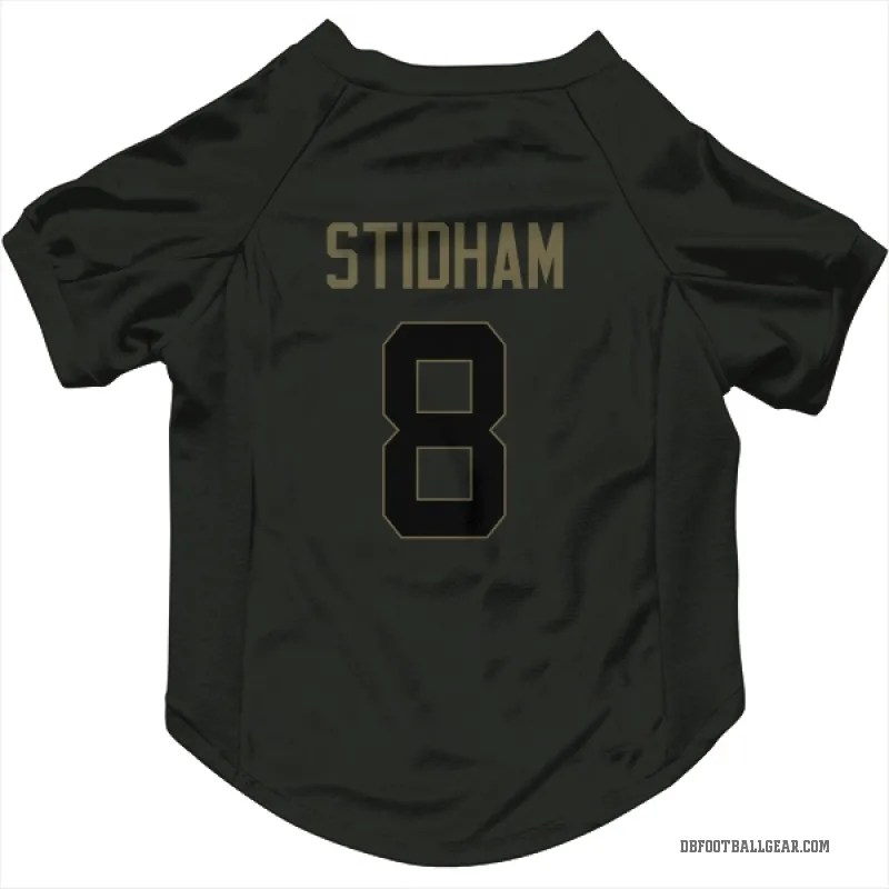 Jarrett Stidham  Black Denver Broncos  Service Cat & Dog Pet Jersey