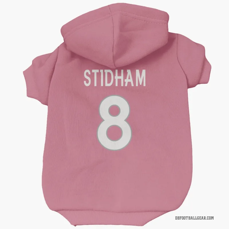 Jarrett Stidham  Pink Denver Broncos  Cat & Dog Pet Hoodie