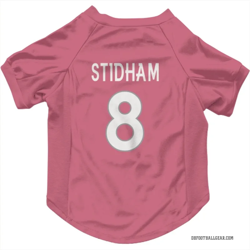 Jarrett Stidham  Pink Denver Broncos  Cat & Dog Pet Jersey