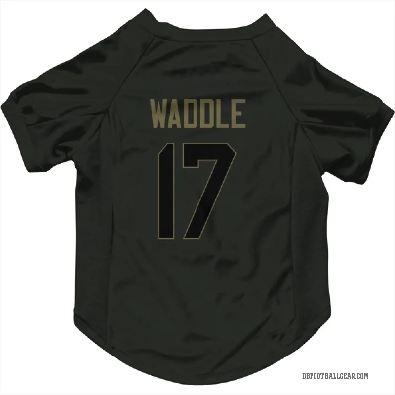 Jaylen Waddle  Black Denver Broncos  Service Cat & Dog Pet Jersey