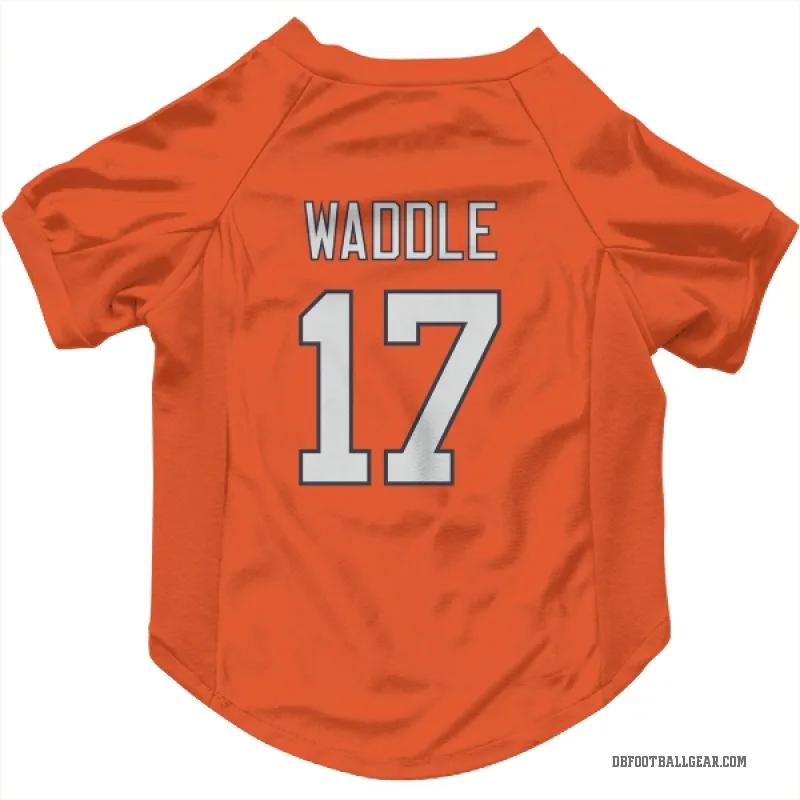 Jaylen Waddle  Orange Denver Broncos  Cat & Dog Pet Jersey