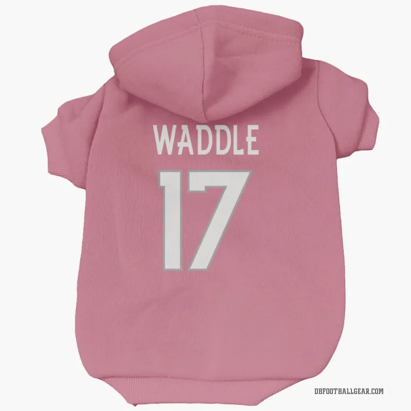 Jaylen Waddle  Pink Denver Broncos  Cat & Dog Pet Hoodie