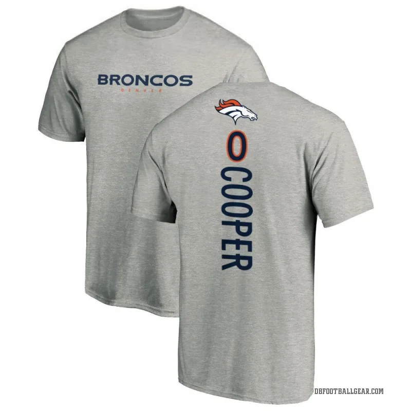 Jonathon Cooper Men's Ash Denver Broncos Backer T-Shirt -