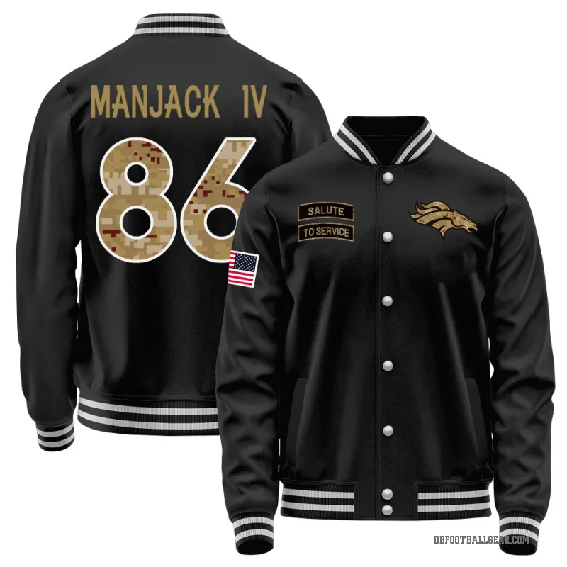 Joseph Manjack IV Men's Black Denver Broncos Salute to Service Sideline Performance Jacket