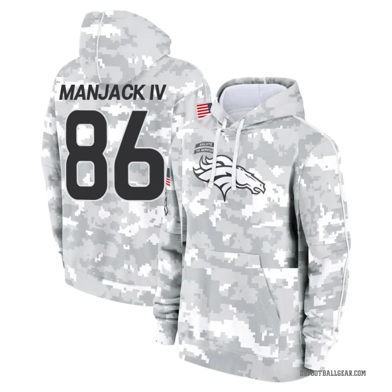 Joseph Manjack IV Men's Camo Denver Broncos Arctic 2024 Salute to Service Club Fleece Pullover Hoodie