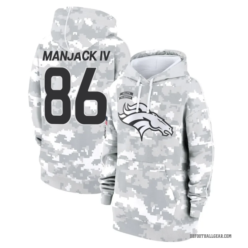Joseph Manjack IV Women's Camo Denver Broncos Arctic 2024 Salute to Service Club Fleece Pullover Hoodie
