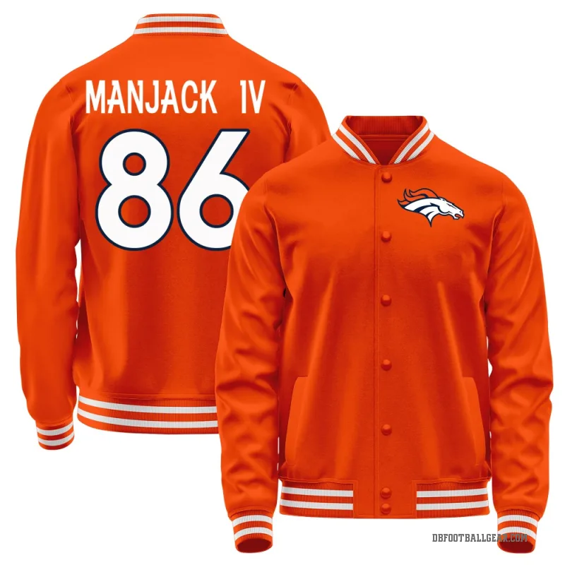 Joseph Manjack IV Youth Orange Denver Broncos Full-Snap Jacket