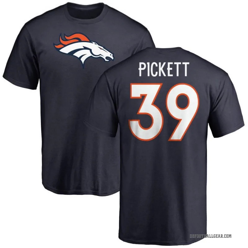 Joshua Pickett Youth Navy Denver Broncos Logo T-Shirt -