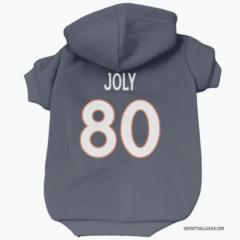 Justin Joly  Navy Denver Broncos  Cat & Dog Pet Hoodie