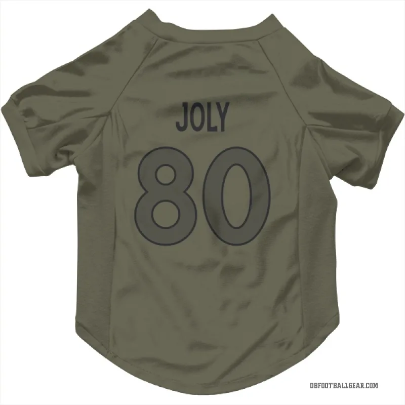 Justin Joly  Olive Denver Broncos  Cat & Dog Pet Jersey